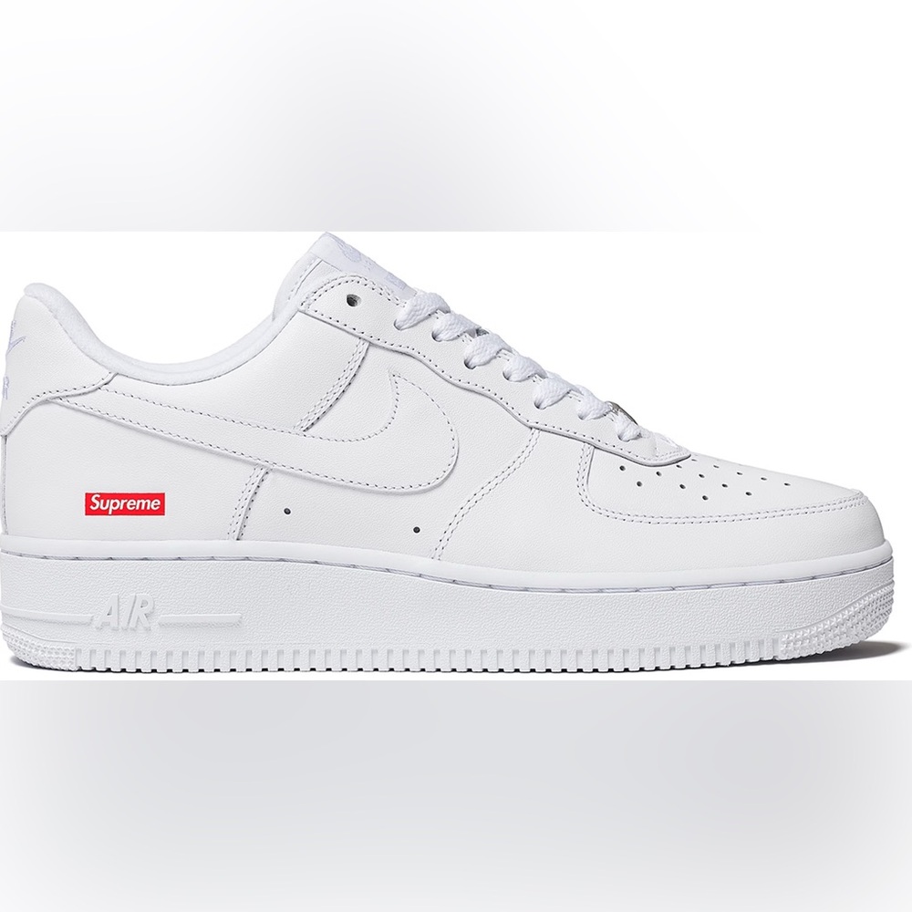 Supreme Nike Air Force 1 Low Box Logo  Sneakers Men’s size 6.5 / Women’s 8 - Picture 10 of 12